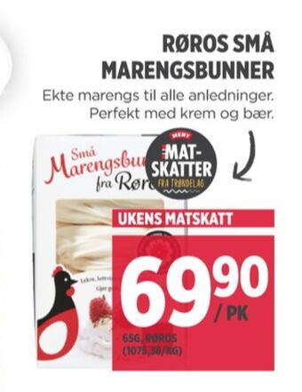 Meny Røros kakebunn tilbud