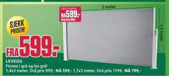 Europris Levegg tilbud