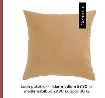 Skeidar Leah putetrekk tilbud