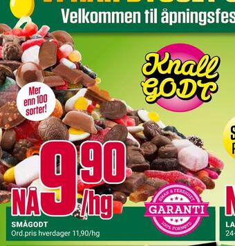 Europris Smågodt tilbud