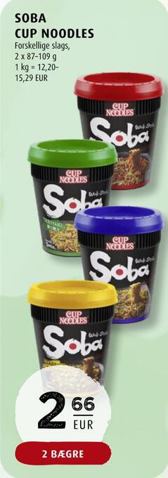 Scandinavian Park Soba cup noodles tilbud