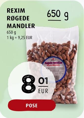 Scandinavian Park Rexim røgede mandler tilbud
