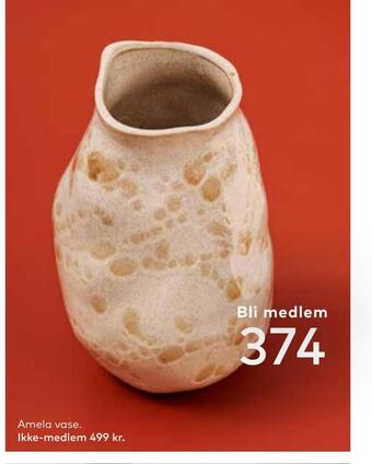 Skeidar Amela vase tilbud
