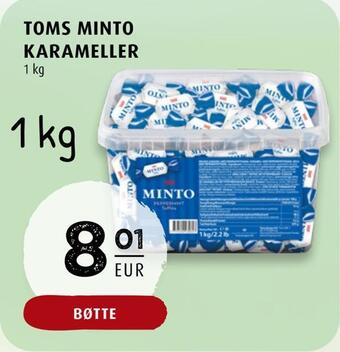 Scandinavian Park Toms minto karameller tilbud