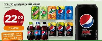 Scandinavian Park Pepsi, 7up, mountain dew eller mirinda tilbud