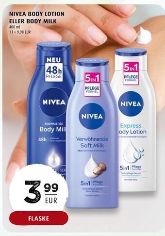 Scandinavian Park Nivea body lotion eller body milk tilbud