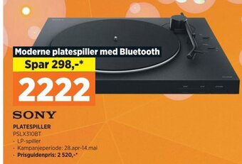 POWER SONY PLATESPILLER tilbud