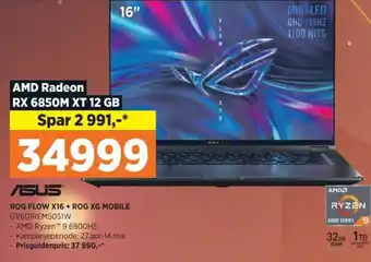 POWER Asus ROG FLOW X16 + ROG XG MOBILE GV601REM5051W tilbud
