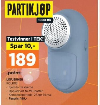 POWER Point LOFJERNER POLR03 tilbud