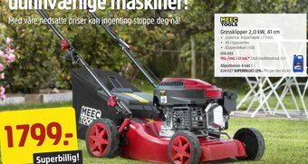 Jula Gressklipper 2,0 kW, 41 cm tilbud