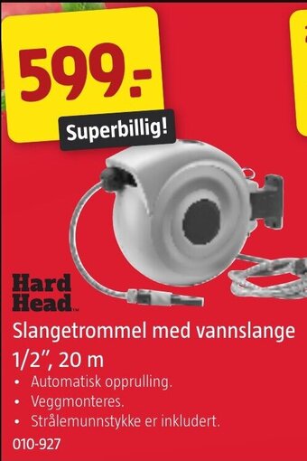 Jula Slangetrommel med vannslange tilbud