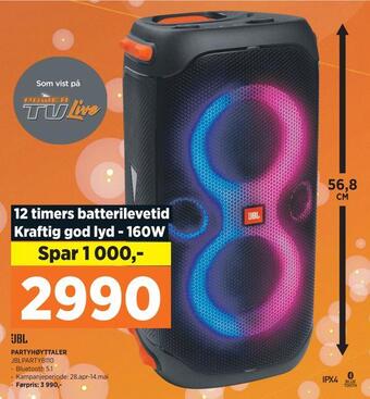 POWER Partyhøyttaler tilbud