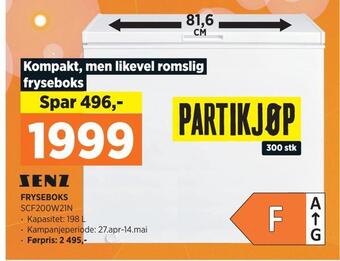 POWER Fryseboks tilbud