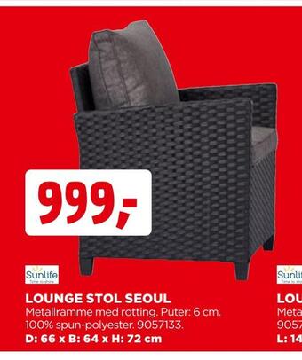 jem & fix Lounge stol seoul tilbud