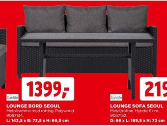 jem & fix Lounge bord seoul tilbud
