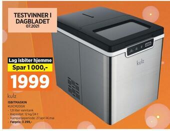 POWER Isbitmaskin tilbud