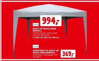 Easy up paviljong empoli