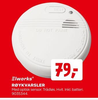 jem & fix Røykvarsler tilbud