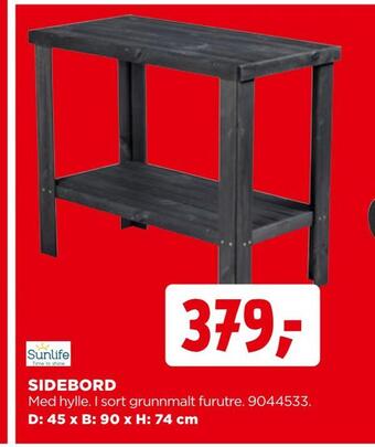 jem & fix Sidebord tilbud