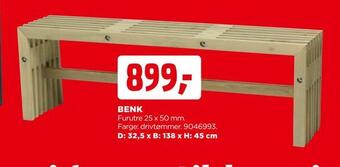 jem & fix Benk tilbud