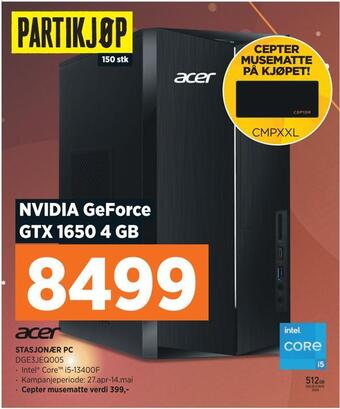 POWER Stasjonær pc tilbud