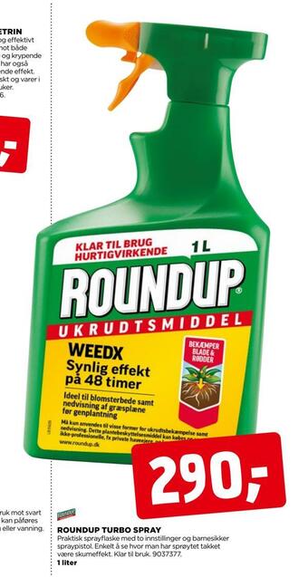 jem & fix Roundup turbo spray tilbud