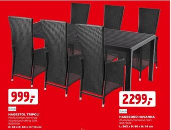 jem & fix Hagebord havanna tilbud