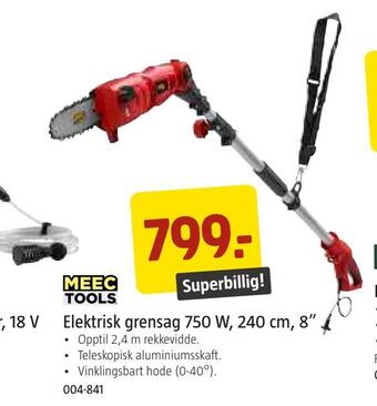 Jula Elektrisk grensag 750 w, 240 cm, 8 tilbud