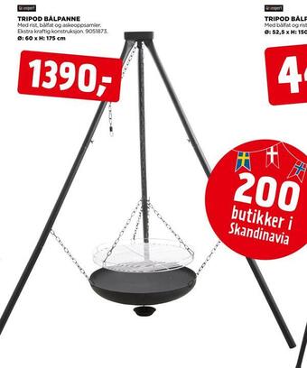 jem & fix Tripod bålpanne tilbud
