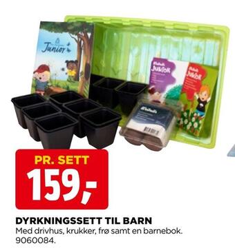 jem & fix Dyrkningssett til barn tilbud