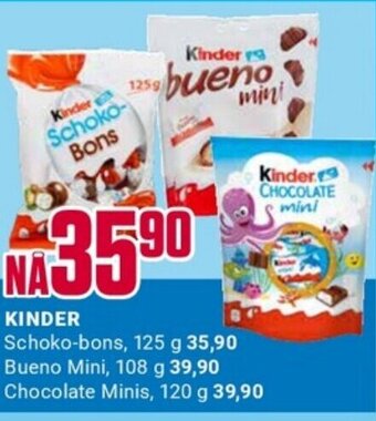 Europris Kinder Schoko-Bons tilbud