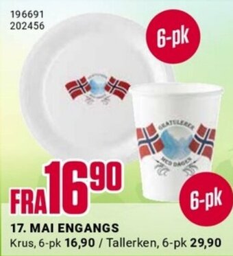 Europris 17. MAI ENGANGS tilbud