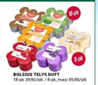 Europris BOLSIUS TELYS DUFT tilbud