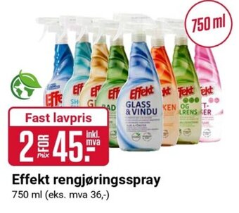 Effekt rengjøringsspray 750 ml