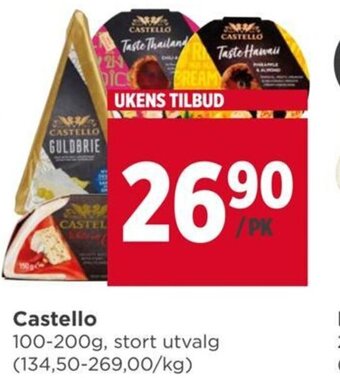 Meny Castello tilbud