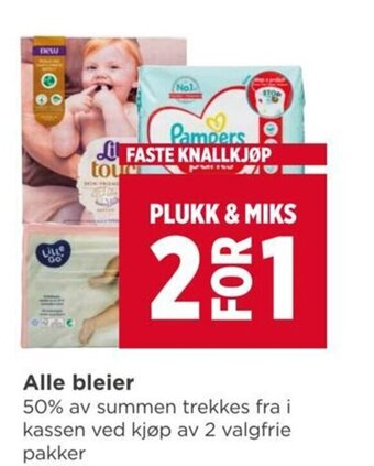 Meny Alle bleier tilbud