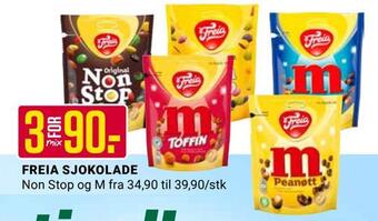 Europris Freia sjokolade tilbud