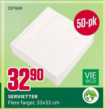 Europris Servietter tilbud