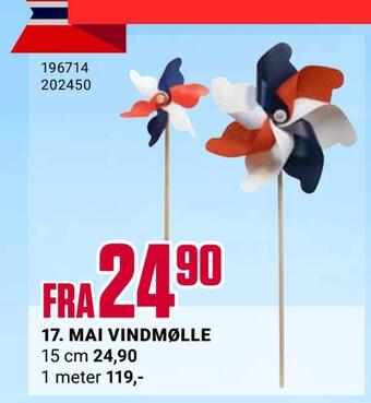 Europris 17. mai vindmølle tilbud