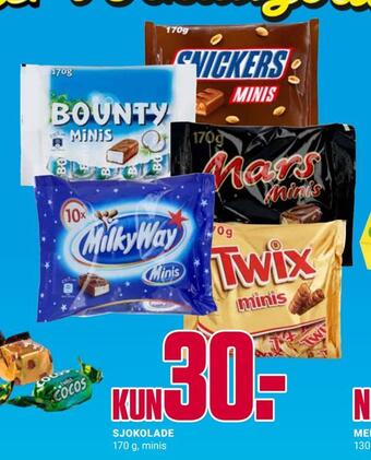 Europris Sjokolade tilbud