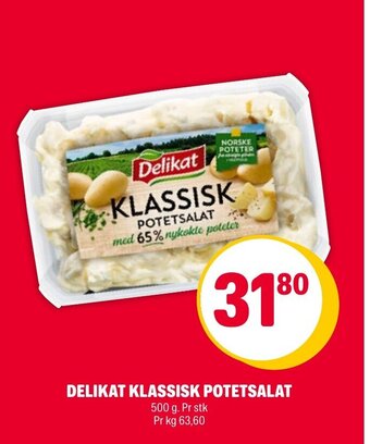 Coop Extra DELIKAT KLASSISK POTETSALAT tilbud