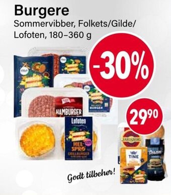 Nærbutikken Burgere tilbud