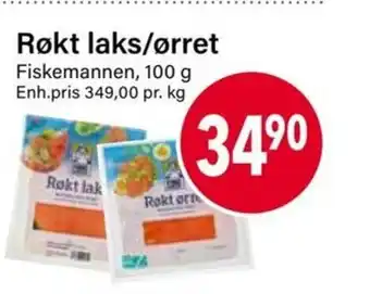 Nærbutikken Røkt laks/ørret tilbud