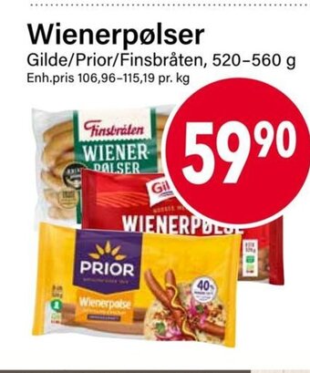 Nærbutikken Wienerpølser tilbud