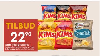Coop Mega Kims chips tilbud