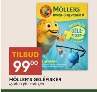 Coop Mega Möllers tran fiskeolje tilbud
