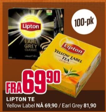Europris Lipton teposer tilbud