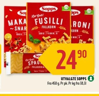 Coop Prix Sopps pasta tilbud