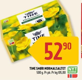 Coop Prix Tine smør tilbud