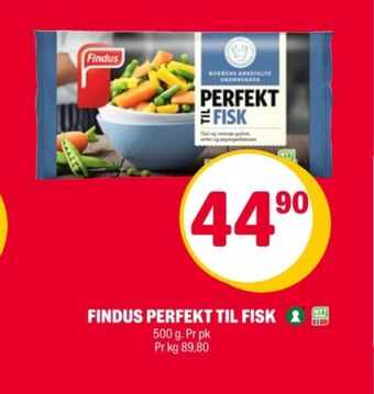Coop Extra Findus grønnsaker tilbud